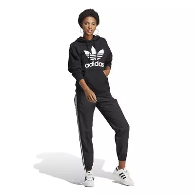Buy Adidas Originals Women's Trefoil Adicolor Sweatshirt, Hoodie In Black / Yellow M • 29.99£