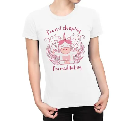 Buy 1Tee Womens Meditating Unicorn T-Shirt • 7.99£