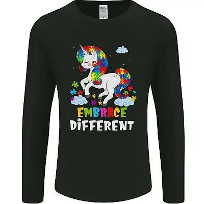 Buy Autism Unicorn Embrace Different Autistic Mens Long Sleeve T-Shirt • 11.99£