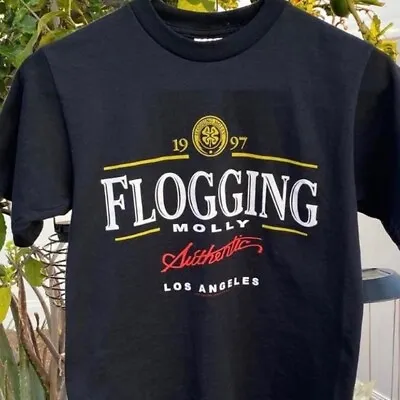 Buy Flogging Molly Celtic Punk Band T Shirt YOUTH SIZE 10/12 Petite XS XXS Women’s • 11.85£