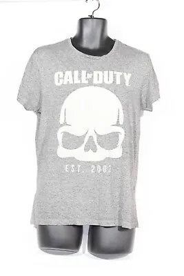 Buy Call Of Duty T-Shirt Medium Grey (2015) Est 2003 Gaming COD Short Sleeve Mens • 7.99£