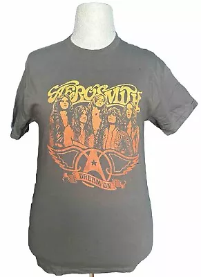 Buy Aerosmith Tshirt Tee Dream On Soft Rock Festival Band Top Ladies Cotton Medium M • 16.99£