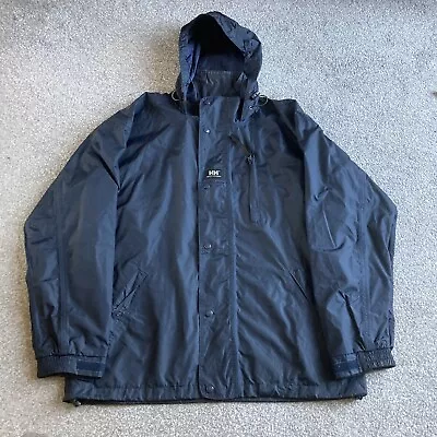 Buy Mens Helly Hansen Coat Medium Blue Waterproof Tech Adult Sailing Hiking Jacket • 24.99£