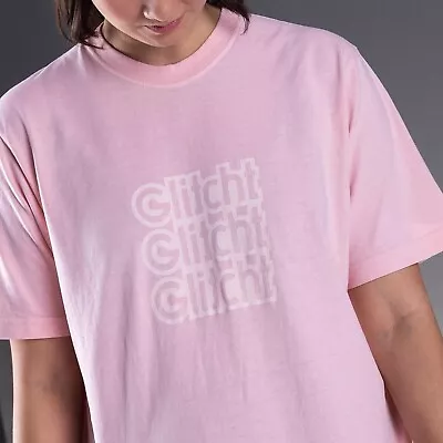 Buy GLITCHT Gaming Merchandise  Short Sleeve T-Shirt Pink L • 12.99£