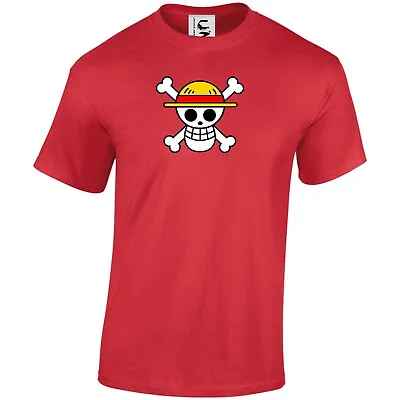 Buy Anime One Piece Straw Hat Pirates Flag Japanese T-shirt Adults, Teens & Kids • 10.99£