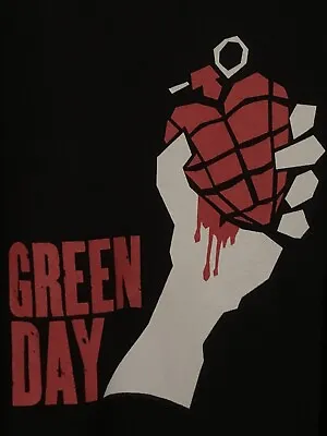Buy GREEN DAY - AMERICAN IDIOT OFFICIAL MERCH L BLACK LONG SLEEVE T-SHIRT NEW W/ TAG • 40.50£