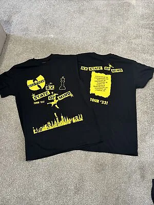 Buy Wu Tang 2023 Tour NY State Of Mind T-Shirt Large • 15£