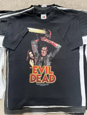 Buy Vintage 2000s Evil Dead Movie T Shirt 90s Halloween Horror  • 85£