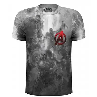 Buy THE AVENGERS- MONTAGE Official T Shirt Mens Sublimation Licensed Merch New • 15.95£