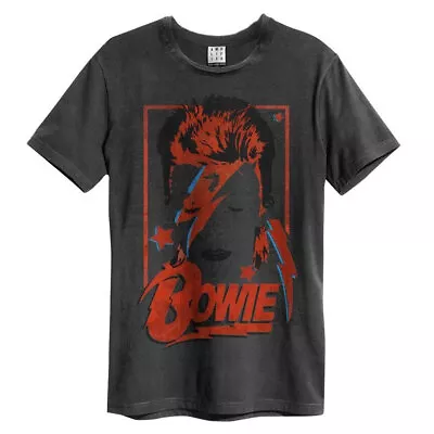 Buy Amplified Unisex Adult Aladdin Sane David Bowie Anniversary T-Shirt GD302 • 31.59£