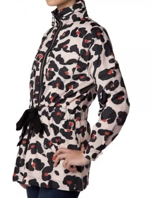 Buy SONIA RYKIEL All Over Blossom Print Leopard Women's  Rain Coat Jacket 40/Large • 93.55£
