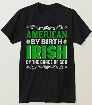Buy 50 St Patricks Day DESIGNS Black T-Shirts Funny Top Drunk Clover Gift Shirt Tee • 13.95£