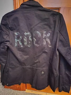 Buy Zadig & Voltaire Virginia Strass Rock Jacket Blazer  New W/Tags Sz Large • 100.53£
