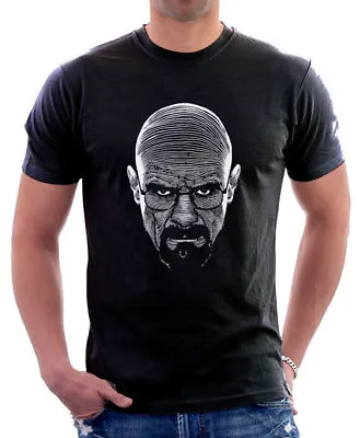 Buy Breaking Bad Walter White Heisenberg Meth Crystal Printed Cotton T-shirt OZ9762 • 13.95£