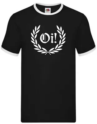 Buy Oi Skinhead Ringer Hardcore Punk Rock T Shirt Classic Unisex Fit Retro Tee Tops • 12.99£