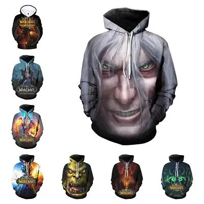 Buy World Of Warcraft 3D Men Women Children Hoodie Sweatshirt Hood Jumper Pullover • 26.99£