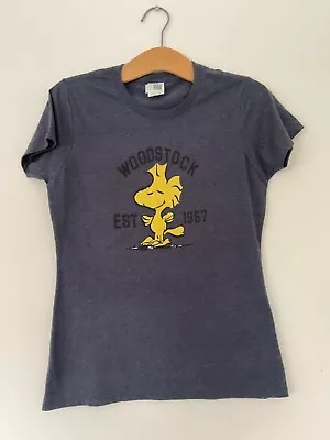Buy Super Sweet, Soft Women’s Blue Woodstock Peanuts T-Shirt,size Small, Never Worn. • 10£