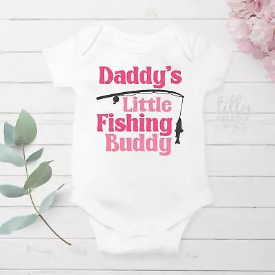 Buy Daddy's Little Fishing Buddy T-Shirt, Future Fisher, Daddy's Girl Bodysuit, • 18.34£