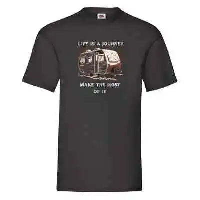 Buy Life Is A Journey Make The Most Of It Caravanning T Shirt Small-2XL • 10.79£