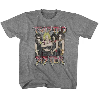Buy Twisted Sister Group Drawing Youth T Shirt Heavy Metal Music • 17.76£