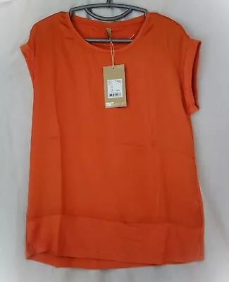 Buy Soya Concept Thilde 6 Blouse Top Smart T- Shirt Tunic In Orange / Terracotta • 12.99£