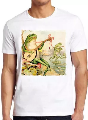 Buy Frog Toad Playing Banjo Guitar Music Art Funny Gift Tee T Shirt C1350 • 6.35£