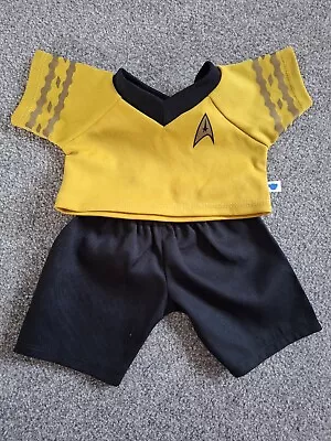Buy BUILD A BEAR Clothing Star Trek The Original Series Gold Uniform BNWT  • 20£