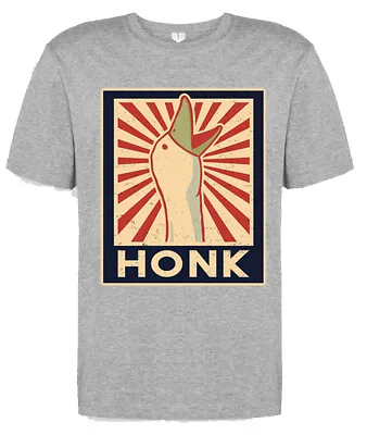 Buy Honk Goose Duck Animal Funny Meme Gift Gamer Cult Movie Film T Shirt • 6.49£