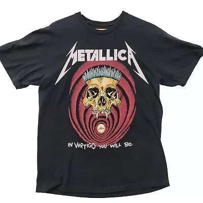 Buy Metallica T-shirt In Vertigo You Will Be Size Medium Black Graphics 429 • 14.99£