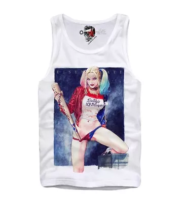 Buy E1syndicate Tank Top Shirt  Daddy's Lil Monster  Harley Quinn Suicide Squad 5436 • 22.78£