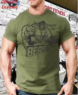 Buy Unleash The Beast T-Shirt Mens Gym Clothing Workout Training Bodybuilding Top • 6.99£