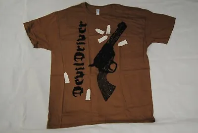 Buy Devildriver Six Shooter T Shirt New Official Pray For Villains Last Kind Words  • 10.99£