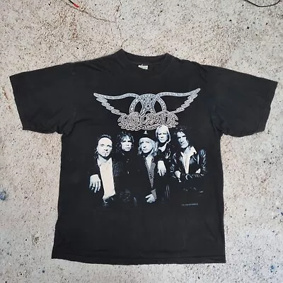 Buy Vtg Aerosmith Nine Lives Concert Tour 1997 Shirt Men’s L (Fits More Like M) • 29.99£