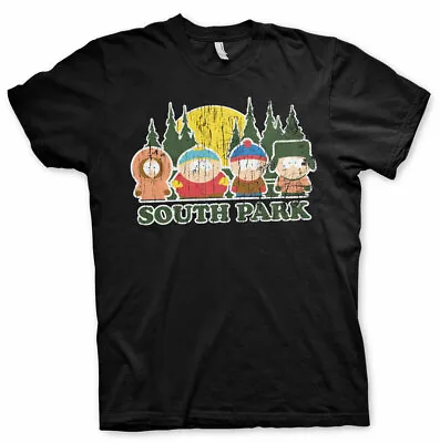 Buy Officially Licensed South Park Distressed Men's T-Shirt S-XXL Sizes • 19.53£