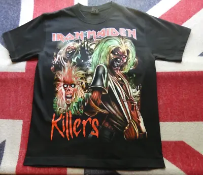 Buy Iron Maiden Killers T-shirt Size M Black Large Print By Rock Tees Rare VGC • 15£