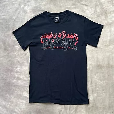 Buy Thrasher Shirt Adults Small Black Cotton Skateboard Skater Crows Streetwear Mens • 18.80£
