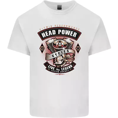 Buy Head Power Motorcycle Motorbike Biker Mens Cotton T-Shirt Tee Top • 7.99£