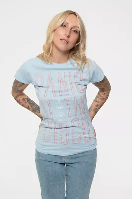 Buy Panic At The Disco Outline Logo Skinny T Shirt • 7.95£