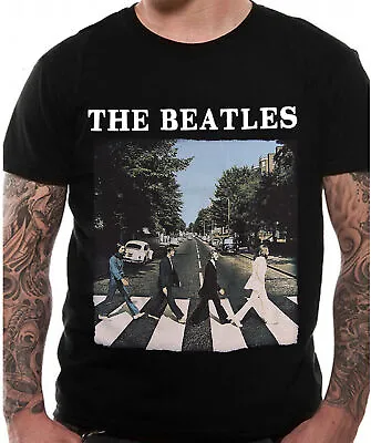 Buy The Beatles Official Abbey Road Album Band Black T-Shirt Unisex • 14.99£