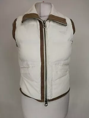 Buy Bomb Boogie Womens Body Warmer, Size S, White, Good Cond.       AQ8 • 21.99£