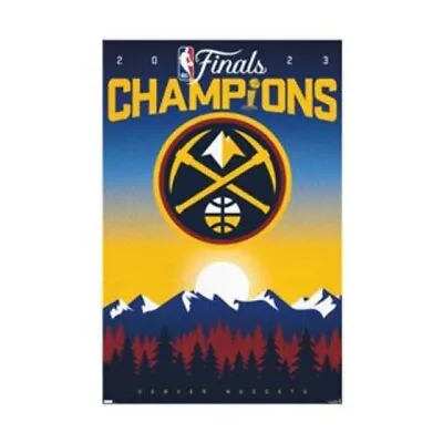 Buy Impact Merch. Poster: NBA Denver Nuggets - 2023 NBA Finals 610mm X 915mm #572 • 8.19£