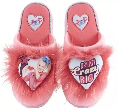 Buy JoJo Siwa Big Girls Pink Dream Crazy Big Slipper - Size 4-5 • 10.94£