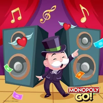 Buy 1 X Monopoly Go ANY 1 2 3 4 5⭐️MAKING MUSIC 🎵🎶 Stickers (INSTANT SEND) • 2.49£