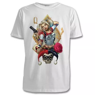 Buy Batman Harley Quinn T Shirts - Size S M L XL 2XL - Multi Colour • 19.99£