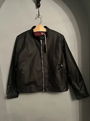 Buy Dr Martens Vintage Womens Wax Short Biker Black Jacket Size XL BNWT New Rare • 249.99£