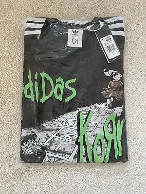 Buy Adidas X Korn Long Sleeve Top T Shirt - Medium - Black Green - IW7523 ✅ • 114.99£