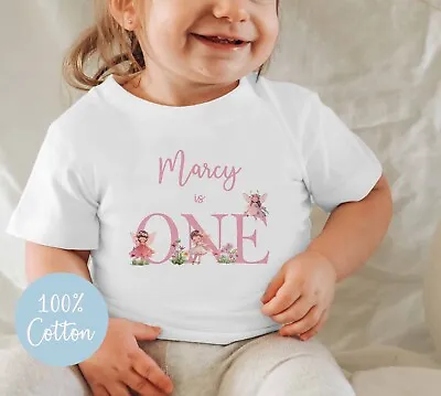 Buy Babies~toddler~birthday~t Shirt* Personalised~i Am One ,two,three, Four ~fairies • 7.99£