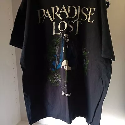 Buy Paradise Lost Tour T Shirt Medusa Black Large • 15£
