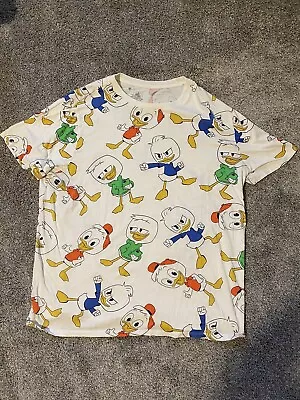 Buy Disney Parks Duck Tales Huey Dewey Louie All Over Print Shirt Adult XL X-Large • 35.91£