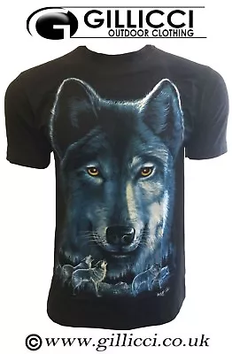 Buy Mens Womens 3d Printed Wild Snow Wolf Arctic Short Sleeve Animal Top T Shirt • 12.99£